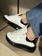 Alexander McQueen Jel Taban Beyaz Siyah - Görsel 5