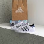 Adidas Süperstar Beyaz Mavi - Görsel 2