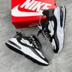 Nike Air 270 React Siyah Beyaz - Görsel 6