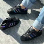 Adidas Süperstar Siyah Reflektör - Görsel 4