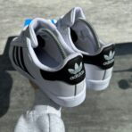 Adidas Süperstar Beyaz Siyah - Görsel 6