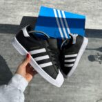 Adidas Süperstar Siyah Beyaz - Görsel 3